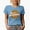 Baby Blue, variant on Blessed Mama with Sunflowers Art, Mother's Day Merch Gift, Heather Grey T-Shirt, XL