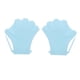 thumbnail image 1 of Guantes de natación palmeados, guantes acuáticos, aletas de mano para buceo, aeróbic acuático, guantes de natación de silicona, ajustables para esnórq Cielo azul, 1 of 9
