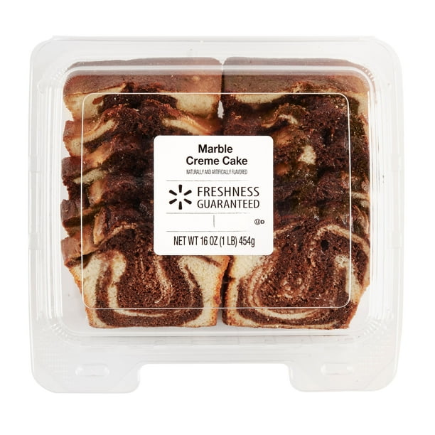 Freshness Guaranteed Kosher Marble Creme Cake 16 Oz Walmart Com