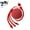Red, variant on 6 in 1 Retractable Charging Cable, 6-in-1 Retractable Cable with Fast Charge Adapter, 100w Multi Charger for Multiple Devices with Type C/L/Micro USB Ports