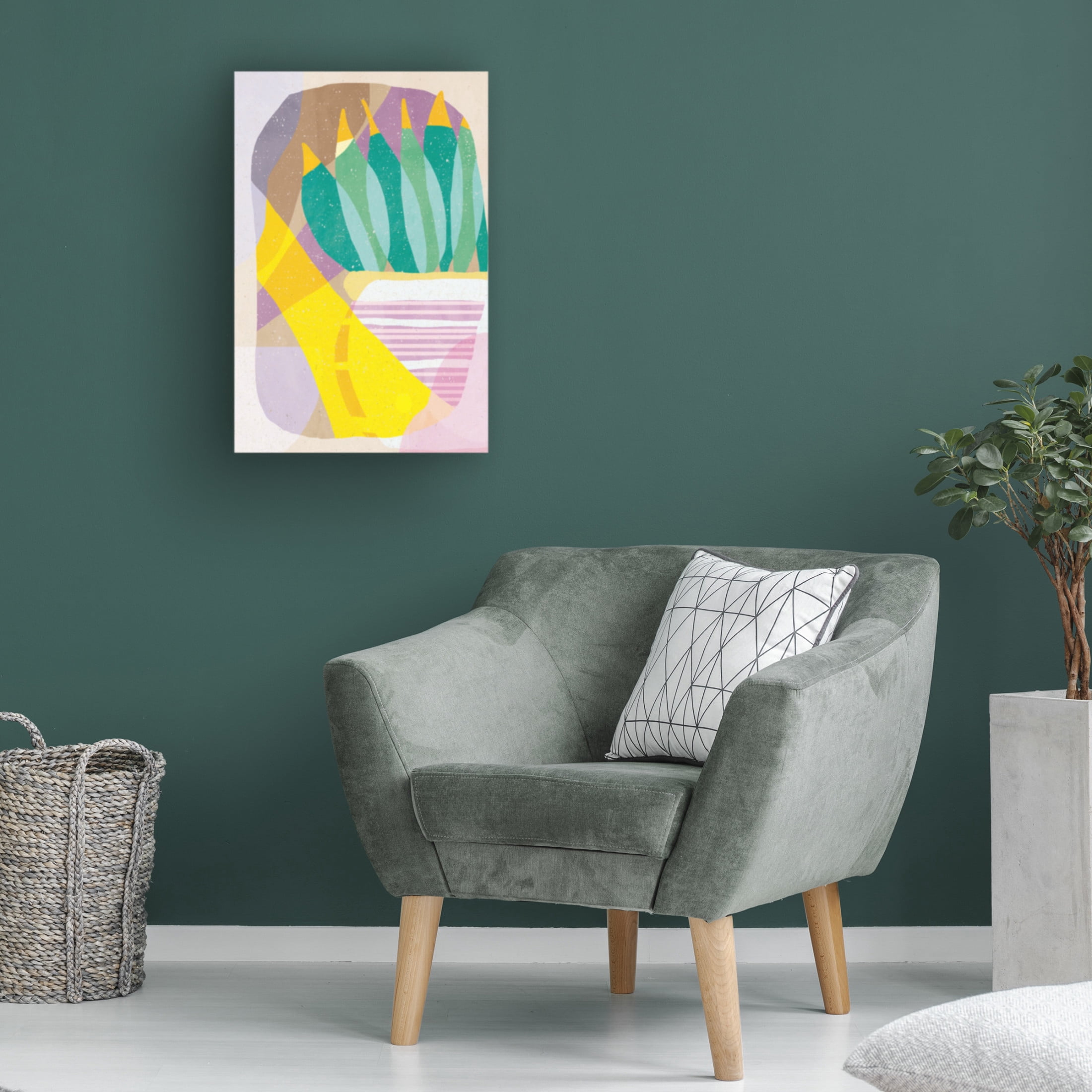 Trademark Fine Art Aylin Demir Plant in the Sun Canvas Wall Art