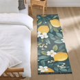 thumbnail image 3 of Yayeee Runner Rug for Bedroom 2'x6' Machine Washable Hallway Non Slip Mat, Yellow Lemons, 3 of 8