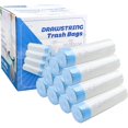 thumbnail image 1 of Clerance! 4 Gallon Trash Bags 150 Counts, Drawstring Small Trash Bags for Bathroom,Kitchen, Small Garbage Bags for Car Trash Can, Office Waste Bin Liners, 1 of 5