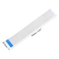 thumbnail image 3 of Unique Bargains 50pins Flexible Flat Cable FPC FFC B Type Ribbon Cable PE White 5Pcs, 3 of 4