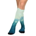 thumbnail image 2 of Sierra Socks Evergreen Pattern CoolMax Socks, Nature Collection for Men & Women Eco-Friendly Knee High Socks, 2 of 5