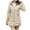 Khaki, variant on Lindreshi Winter Coats for Women Plus Size Clearance Fashion Solid Women Casual Thicker Winter Slim Coat Overcoat