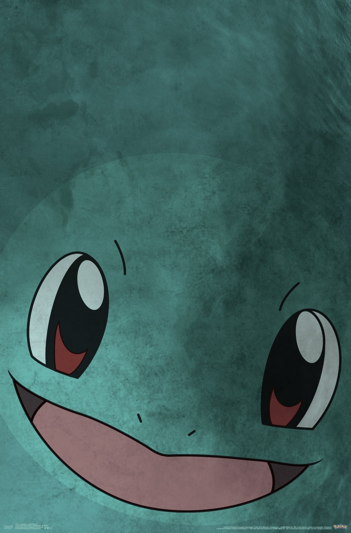Pokémon - Squirtle Face Wall Poster, 22.375' x 34'