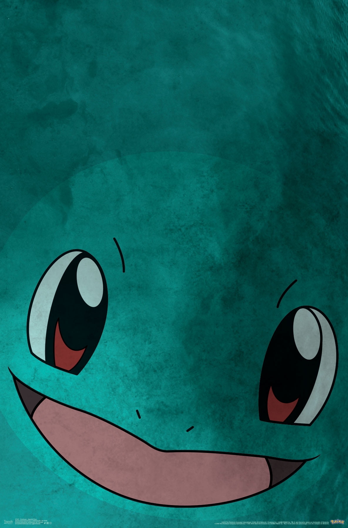 Pokémon - Squirtle Face Wall Poster, 22.375' x 34'