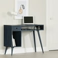 thumbnail image 2 of South Shore Kodali, Scandinavian Computer Desk, Dark Blue, 2 of 16