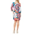 thumbnail image 3 of Women's 3/4 Sleeve Mozaic Print Dress, 3 of 5