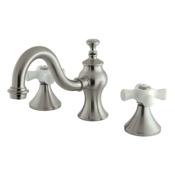 Kingston Brass KC7168PX 8 in. Widespread Bathroom Faucet, Brushed Nickel