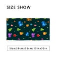 thumbnail image 2 of Christmas Holiday Pattern Vector Bath Towel Absorbent Soft Decoration Hand Tower Multiuses for Bathroom Hotel Gym Spa Beach 30 x 15 inch, 2 of 6