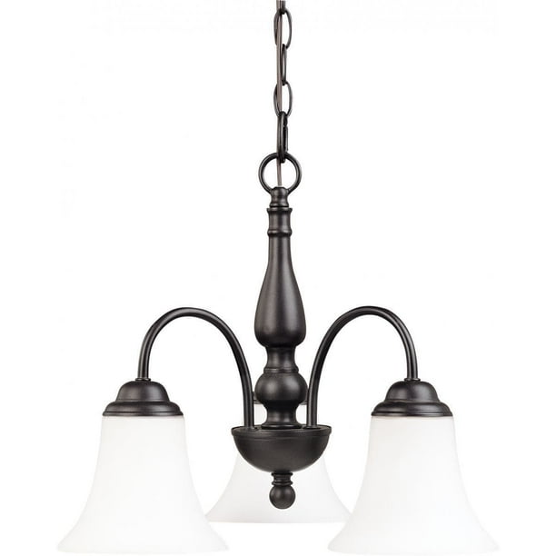 Nuvo Lighting 61921 3 Light (Twist and Lock Base) 17" Dupont Dark