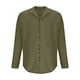 thumbnail image 5 of pstuiky camisa de manga larga para hombre, Camisa informal de moda para hombre, con cuello en V y mangas cortas, transpirable y con botones. camisetas de hombre l, 5 of 6