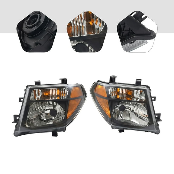 For 2005-2007 Nissan Pathfinder Left & Right Headlights Headlamps Pair Halogen