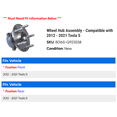 thumbnail image 2 of Wheel Hub Assembly - Compatible with 2012 - 2021 Tesla S 2013 2014 2015 2016 2017 2018 2019 2020, 2 of 2