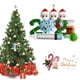 thumbnail image 5 of De Resina De Árbol De Navidad Con Cordón Diy Cubierta De Cara De Nombre Escrito A Mano Colgante De Muñeco De Nieve Decoración De Navidad 2021 Adornos Eigraketly HA043597-02, 5 of 6