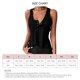 thumbnail image 5 of Camiseta sin mangas con botones a presión para mujer, camiseta cómoda de moda con botones para hacer deporte, 5 of 5