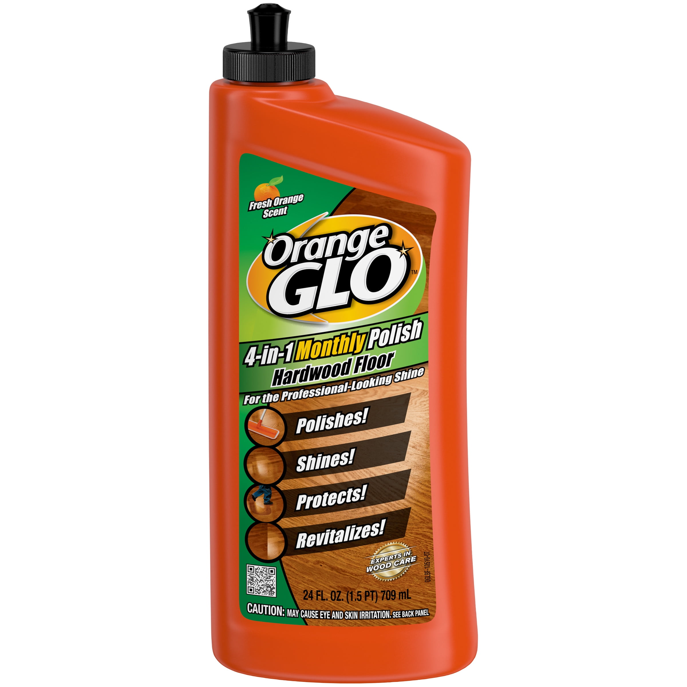 ORANGE GLO Hardwood Floor 4in1 Monthly Polish, 24 fl. oz.