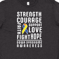 thumbnail image 4 of Inktastic Down Syndrome Awareness Strenth Courage Support Youth T-Shirt, 4 of 5
