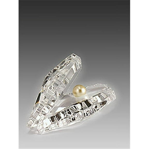 Asfour Crystal 301-911-3 2.99 L x 1.88 H in. Crystal Pearly Shell Sea Figurines