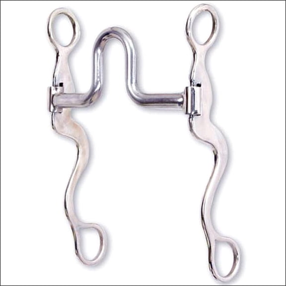 Classic Equine Performance Series Horse Bit Calvary Cheeks Ported Shank