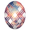 thumbnail image 2 of Designart "Adorable Scenic Clouds II" Clouds Plaid Round Wall Mirror - Landscapes Oval Printed Decorative Mirror - Multiple Color Options, 2 of 5