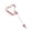 C003- Style C, variant on Portable Outdoor Clasp, Carabiner for Keys, Key Carabiner, Keychain Clip, Stainless Steel Rose Gold Heart Shape Clasp for Keys, Backpacks and Outdoor Activities