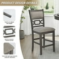 thumbnail image 3 of Ashley Furniture Wrenning Gray Counter Height Dining Table Set - Set of 5, 3 of 10