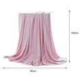 thumbnail image 6 of sunsanly Summer Ice Blanket Soft Natural Bamboo Fiber Breathable Heat Absorption Body Temperature Regulating Washable Cooling Home Dorm Snapping Cooler Blanket, 6 of 8