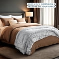 thumbnail image 4 of Bare Home Shaggy Blanket - 50" x 60" - Ultra Soft Fleece - Throw, White, 4 of 7