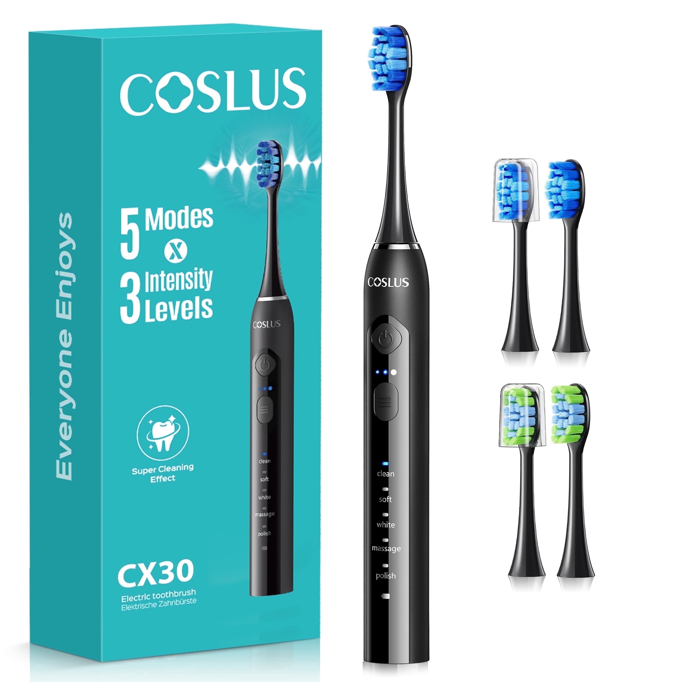 Coslus CX30 Sonic Electric Toothbrush For Adults & Kids