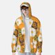 thumbnail image 2 of Fotbe White Floral and Butterflies Chaqueta con Protección Solar UPF 50+ para Hombre y Mujer, Camisa con Capucha y Bolsillos-XX-Large, 2 of 7