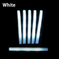 thumbnail image 4 of (2 pack) 16" LED Glow Foam Sticks - 50 Pack White Light Up Batons for Parties, Events & Shows by PartyGlowz, 4 of 11