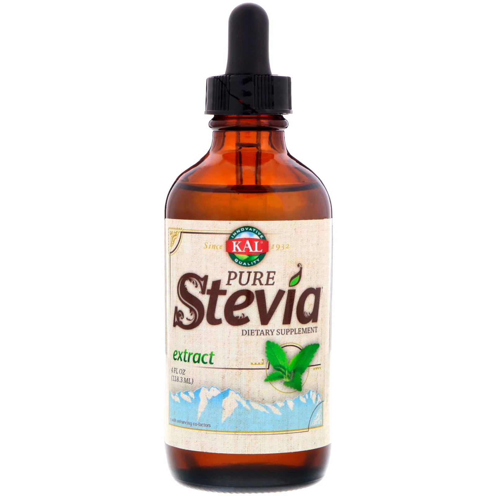 KAL Sure Stevia Liquid Extract Zero Calorie, Low Glycemic For