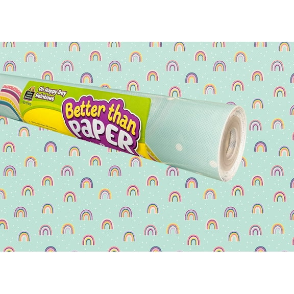 Better Than Paper Bulletin Board Roll - Oh Happy Day Rainbows [TCR77900]