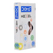 DOMS Hexel Pen, Blue, 20 Count