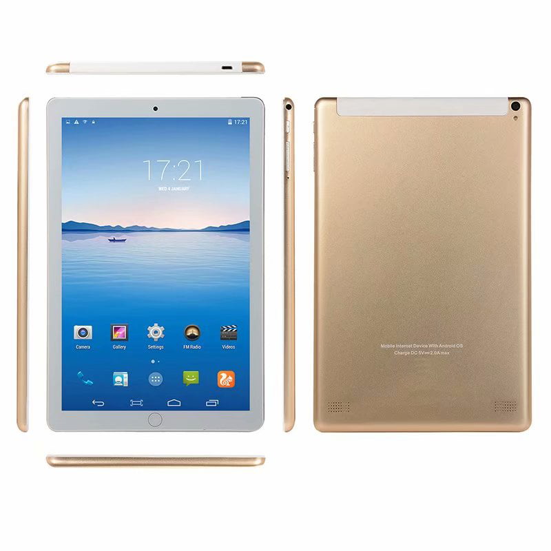 11 6inch 6g 128g Wifi Tablet Android 8 0 Hd 1960 X 1080 Bluetooth Game Tablet Computer With Dual Camera Support Dual Standby Gold Walmart Com Walmart Com