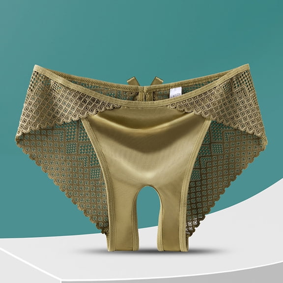 Warop Women's Sexy Lace Panties, Comfortable and Breathable with Bow Design, For Daily Use and Intimate Wear