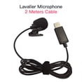 thumbnail image 2 of Microphone,Pc Laptop Video Condenser Wired Clip-on Usb Lavalier Lavalier Condenser Free Play Computer Play Computer Pc Hands Free Play Clip-on Mic Hands Video Conference Live Pc Lap Video, 2 of 6