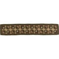 thumbnail image 2 of VHC Brands Tea Cabin Runner Quilted 13x72 Log Cabin Country Rustic Lodge Kitchen Tabletop Design, Moss Green and Deep Red, 2 of 4