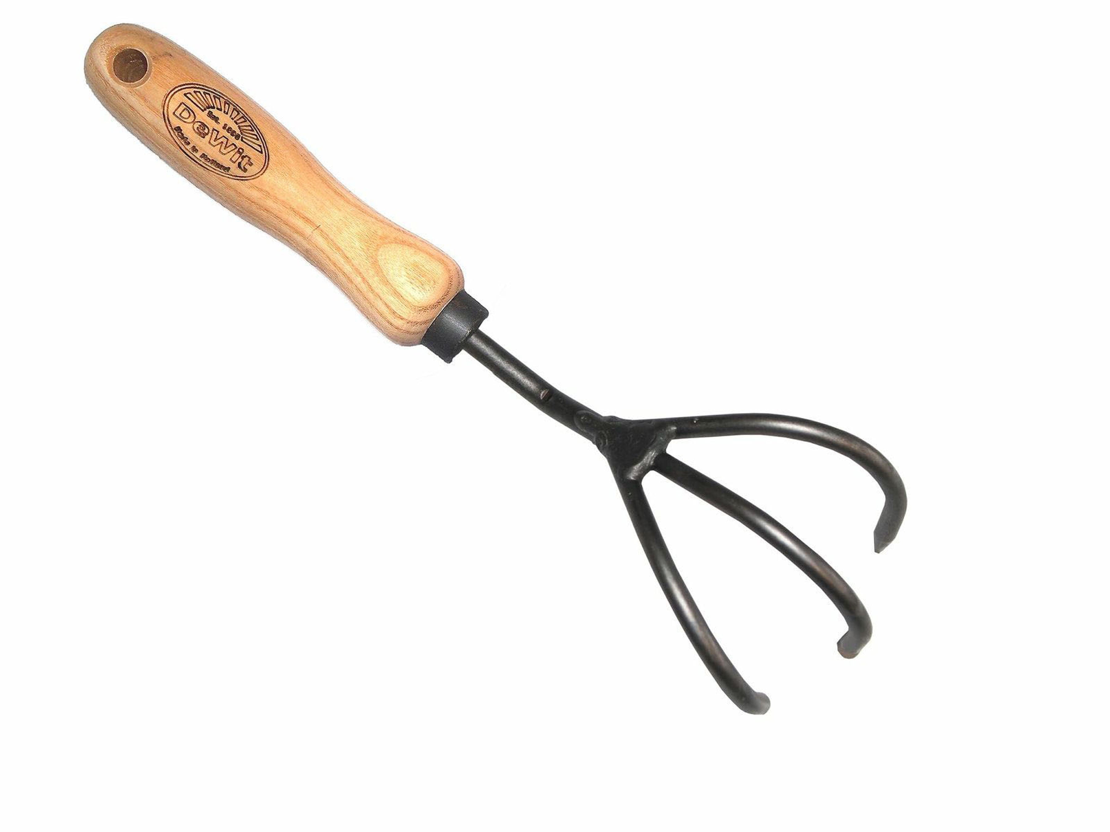 DeWit 31-3333 3 Piece Garden Essential Tool Kit, Trowel, Hand Fork, and 3 Tine Cultivator in Gift Box