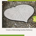 thumbnail image 6 of Gardener's Supply Company Leaf Stepping Stone | Weatherproof & Anti-Slip Outdoor Decorative Walkway, 6 of 8