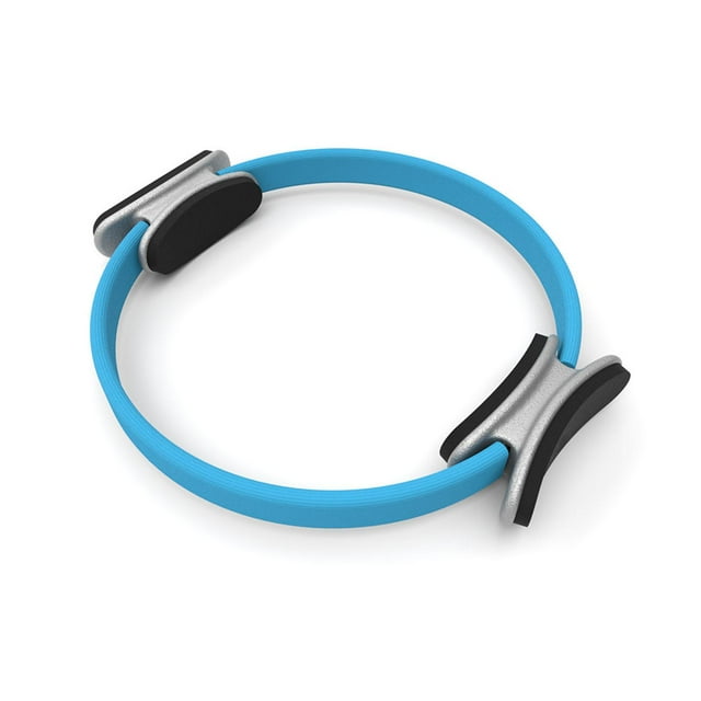 Pilates anillo de espuma acolchada manijas acolchadas prácticos anillo de círculo de fitness flexible 14 pulgadas