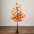 thumbnail image 6 of Nearly Natural Pre-Lit Autumn Minimalist Maple Artificial Fall Tree - 5' - Warm White LED Lights, 6 of 8