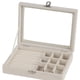 thumbnail image 5 of Caja de joyería de franela,Caja de joyería de franela Caja colgante de joyería Caja de almacenamiento de joyería creada magistralmente, 5 of 7