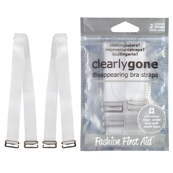 Tirantes transparentes ajustables para brasier, 3/4 pulgada