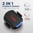 thumbnail image 3 of Sunny Health & Fitness Ejercicio Ciclismo Cadencia/RPM 2 en 1 + Sensor de velocidad para bicicletas de interior o exterior con aplicación SunnyFit gratuita Conectividad Bluetooth mejorada - CB110, 3 of 5