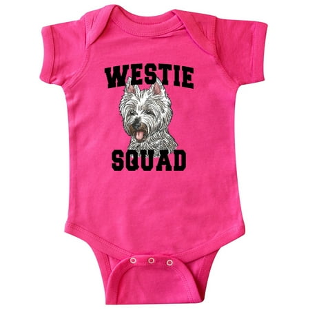 

Inktastic Dog Westie Squad Gift Baby Boy or Baby Girl Bodysuit