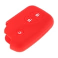 thumbnail image 3 of Funda de silicona para llave de coche para 3 botones Llavero inteligente rojo, 3 of 5